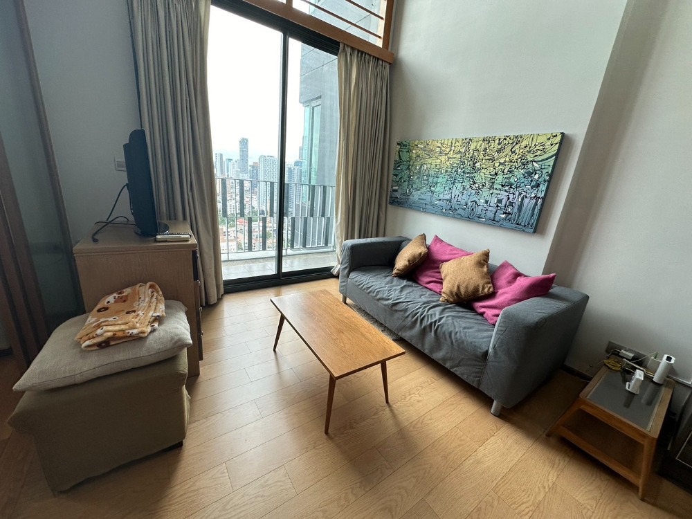 For RentCondoSukhumvit, Asoke, Thonglor : Rent a Keyne by Sansiri, size 86 sqm. 2 bedrooms, Duplex on the 25-26th floor [RS0156]