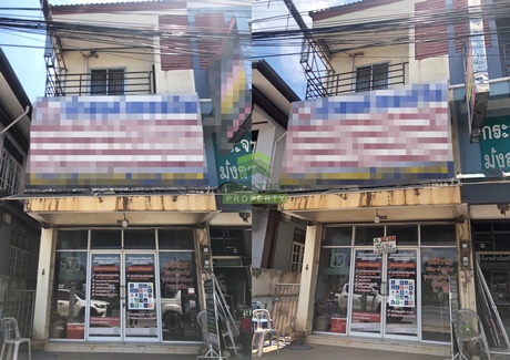 For SaleShophouseKoh Samui, Surat Thani : Urgent sale, 2.5-storey commercial building, Kanchanadit, Surat Thani, area 26 sq m, on the road, good location, suitable for trading or running a business.