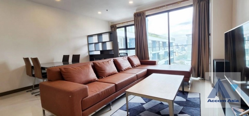 For RentCondoWongwianyai, Charoennakor : 2 Bedrooms Condominium for Rent in Charoennakorn, Bangkok near BTS Krung Thon Buri at Supalai Premier Charoen Nakhon (AA39838)