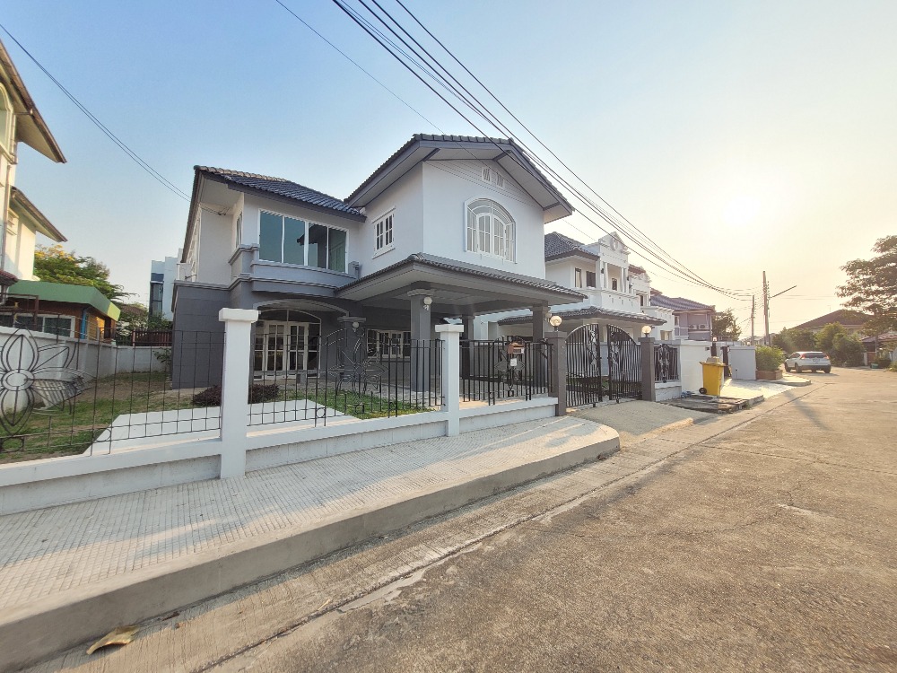 For SaleHousePhutthamonthon, Salaya : For sale: 2-storey detached house, area 77.1 sq.wa @ Suan Dok Mai Village - Soi Borommaratchachonnani 105, Thawi Watthana District, Bangkok