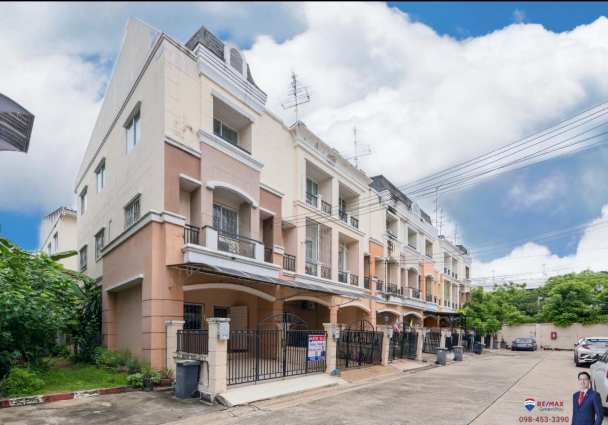 For SaleTownhouseRama 2, Bang Khun Thian : (📍New! 2024) Prinlak Rama 2 TownHouse #Beautiful corner house, Rama 2, 19.7 sq m., 3 floors, near Central Rama 2 and the new expressway entrance leading to Sathorn, convenient.