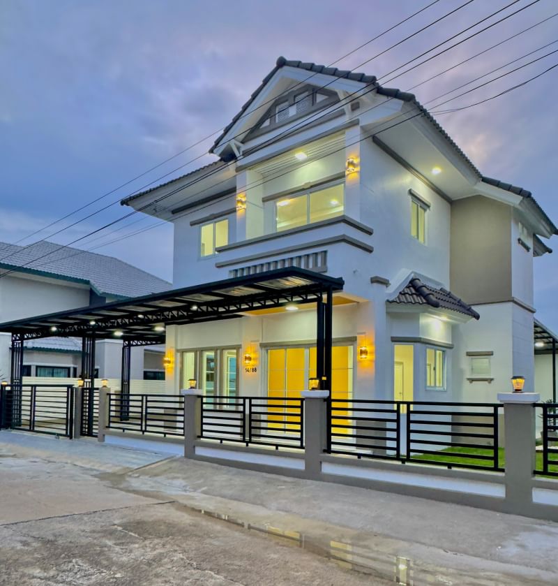 For SaleHouseNonthaburi, Bang Yai, Bangbuathong : Piyawararom Village 3, 2-storey detached house, main road, beautiful house, newly decorated, Ban Kluai-Sai Noi, Nonthaburi