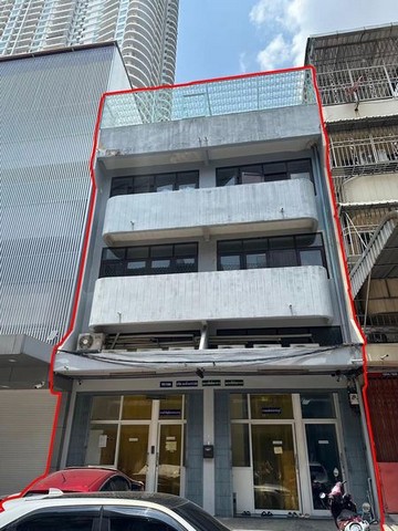 For RentShophouseRama3 (Riverside),Satupadit : BS1439 Commercial building for rent, two units, 4 floors, Rama 3 area, near Krungsri Bank head office, suitable for office or residence.