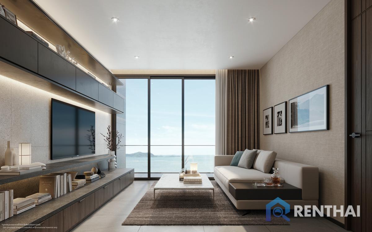 For SaleCondoPattaya, Bangsaen, Chonburi : Fully Furnished 1bed Condo in The Panora Estuaria, Pattaya - 5.7M Thb, Luxury Amenities