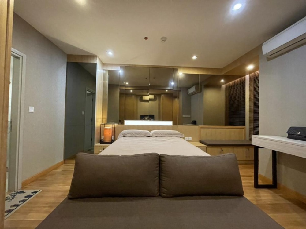 For RentCondoSiam Paragon ,Chulalongkorn,Samyan : For rent: Ideo Q Chula - Samyan, decorated in Japanese style, light-colored teak floors