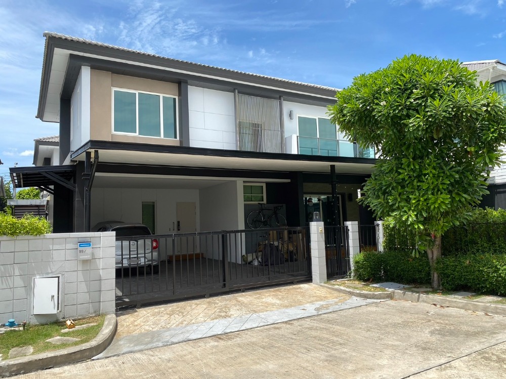 For SaleHouseNawamin, Ramindra : Beautiful house near BTS Yellow Line, public park, school, shopping mall