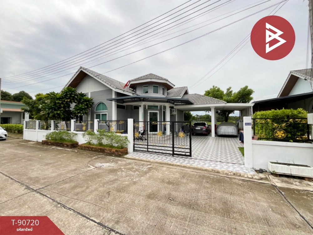 For SaleHouseRayong : Single house for sale, Green Park Village, Ban Chang, Klaeng, Rayong