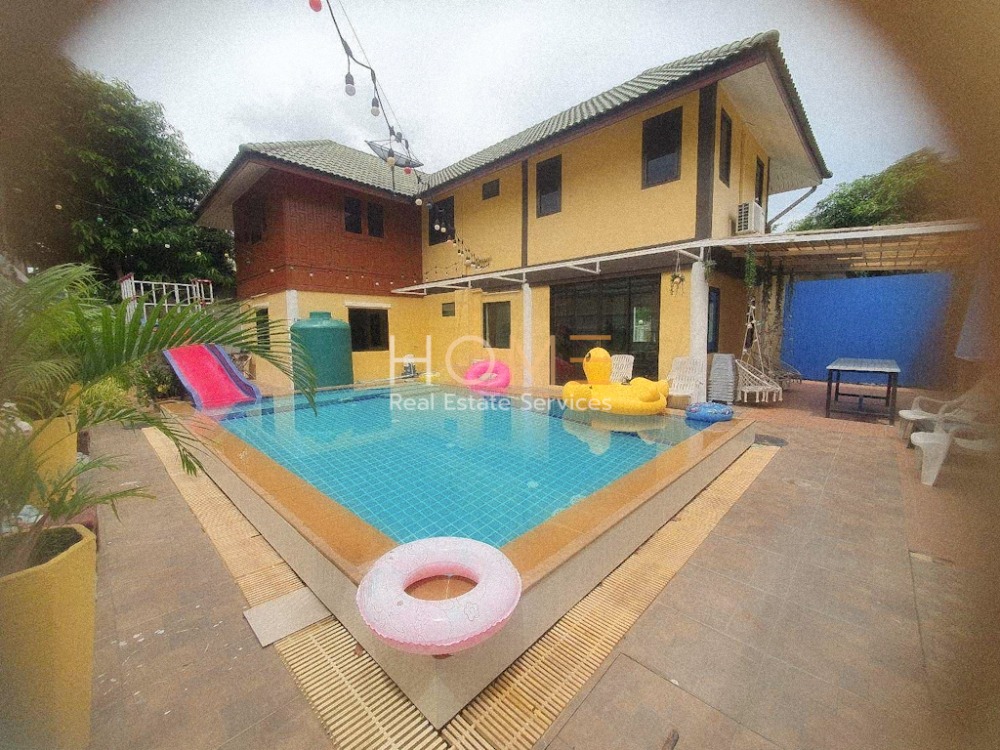 For SalePattaya, Bangsaen, Chonburi : Single house Friendly Land Pool Villa Pattaya / 4 bedrooms (For Sale), Friendly Land Pool Villa Pattaya / Detached House 4 Bedrooms (FOR SALE) NEWC115