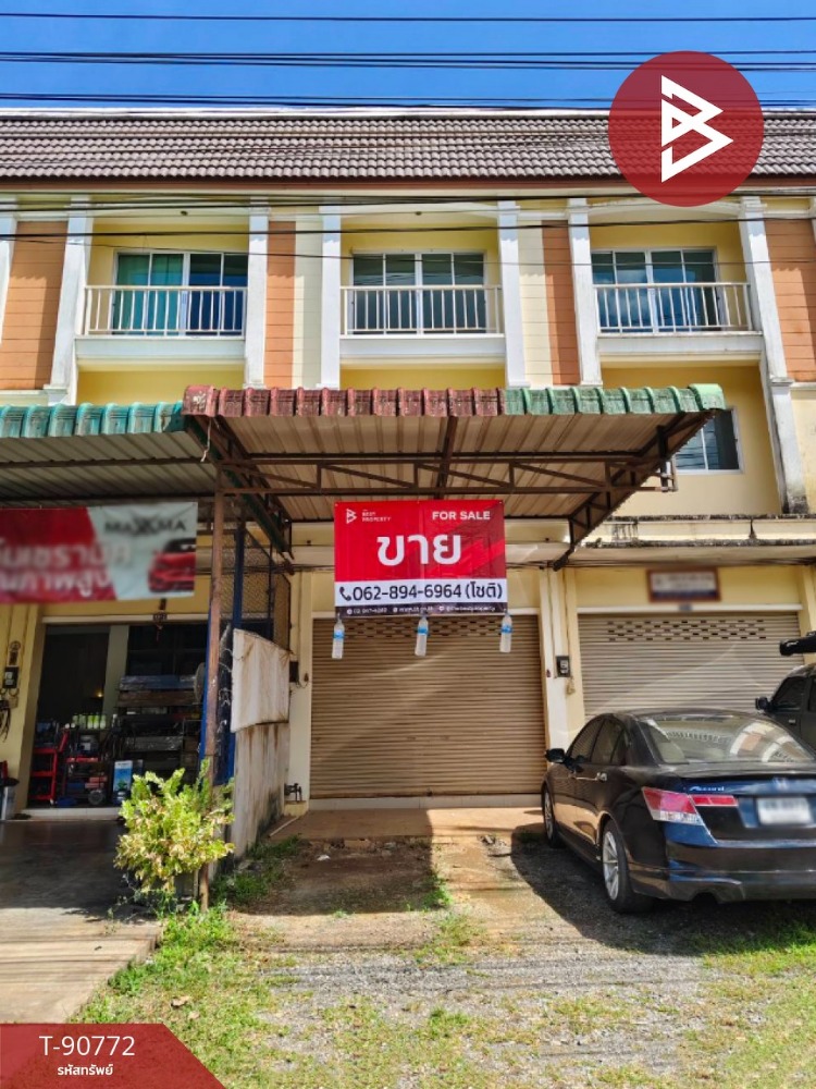 For SaleShophouseTrat : Commercial building for sale, 3 floors, area 26 square wah, Khao Saming, Trat