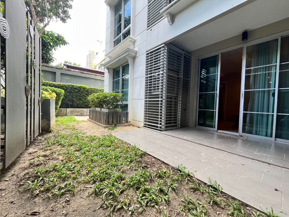 ให้เช่าคอนโดสุขุมวิท อโศก ทองหล่อ : Maestro 39 2bed 1bath  room  fl1 Garden Corner 45K