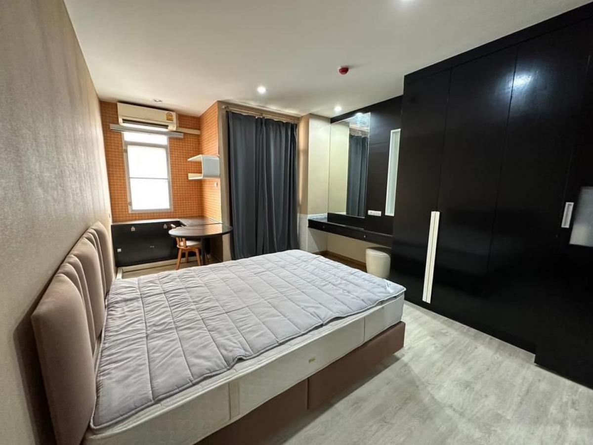 For RentCondoRatchadapisek, Huaikwang, Suttisan : 🔸For rent, Klangkrung Resort, Ratchada Soi 7, 46 square meters, 1 large bedroom, 1 bathroom with bathtub