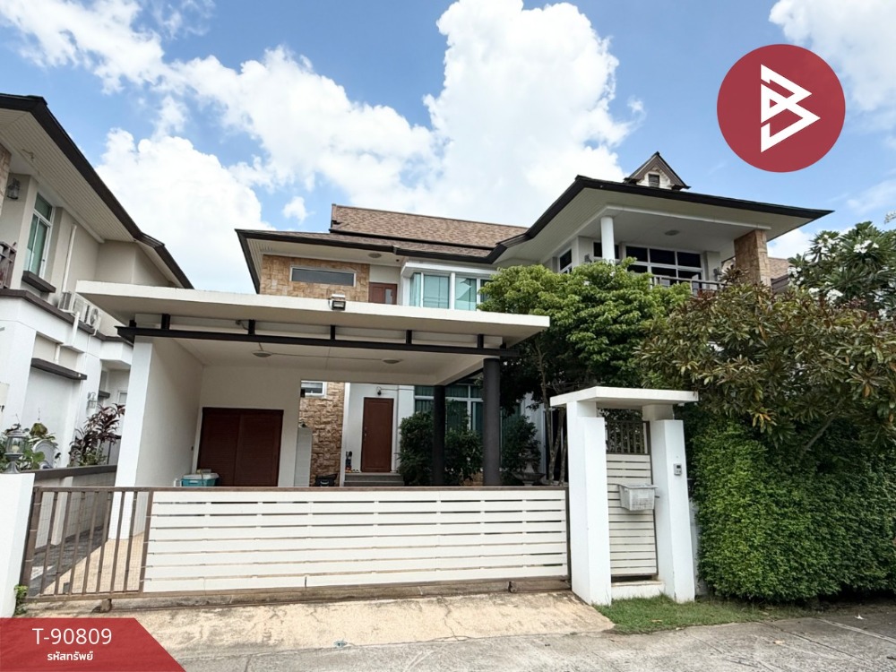 For SaleHousePattaya, Bangsaen, Chonburi : Single house for sale Deva Pura Bangsaen Village, Chonburi