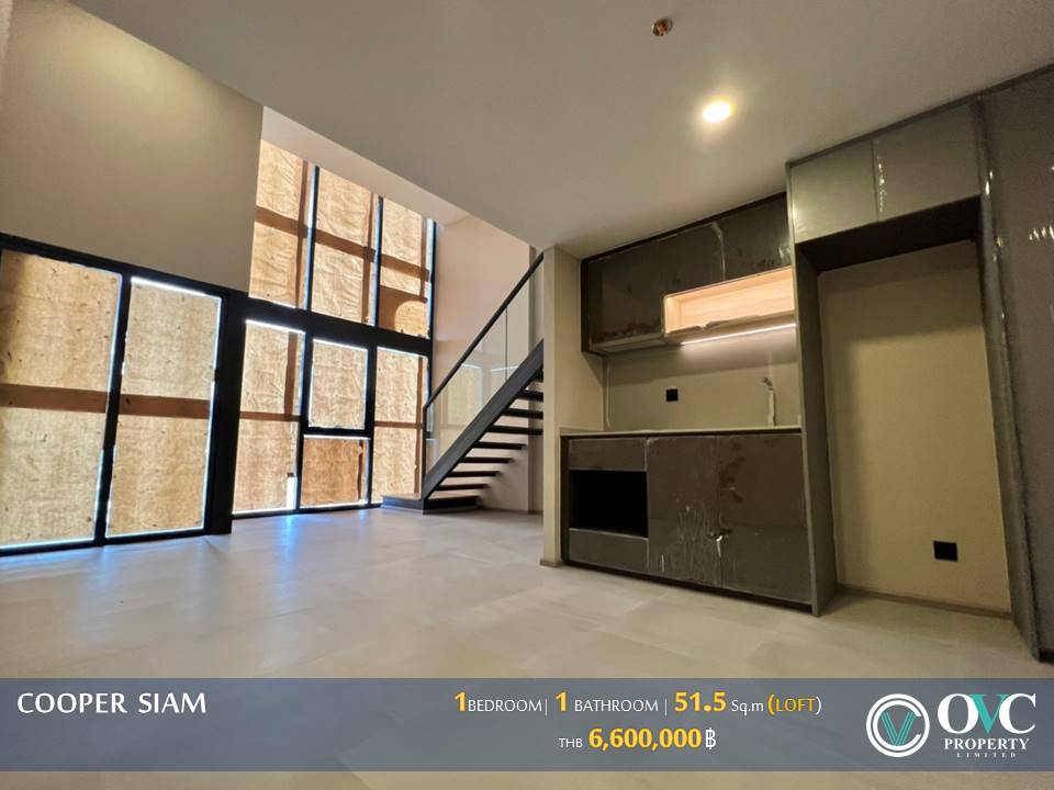 For SaleCondoSiam Paragon ,Chulalongkorn,Samyan : For sale: Cooper Siam, new room, 6th floor, 6,600,000