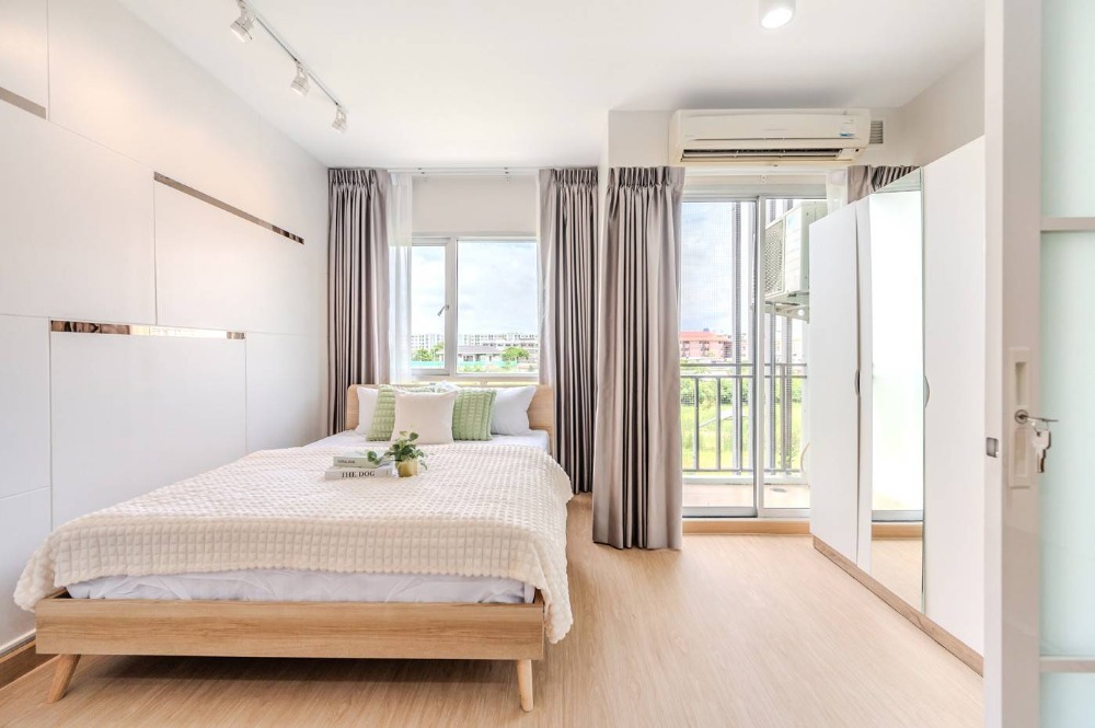 For SaleCondoLadkrabang, Suwannaphum Airport : IRIS AVENUE Lat Krabang, large room, up to 28 sq m, fully furnished, electrical appliances, ready to move in