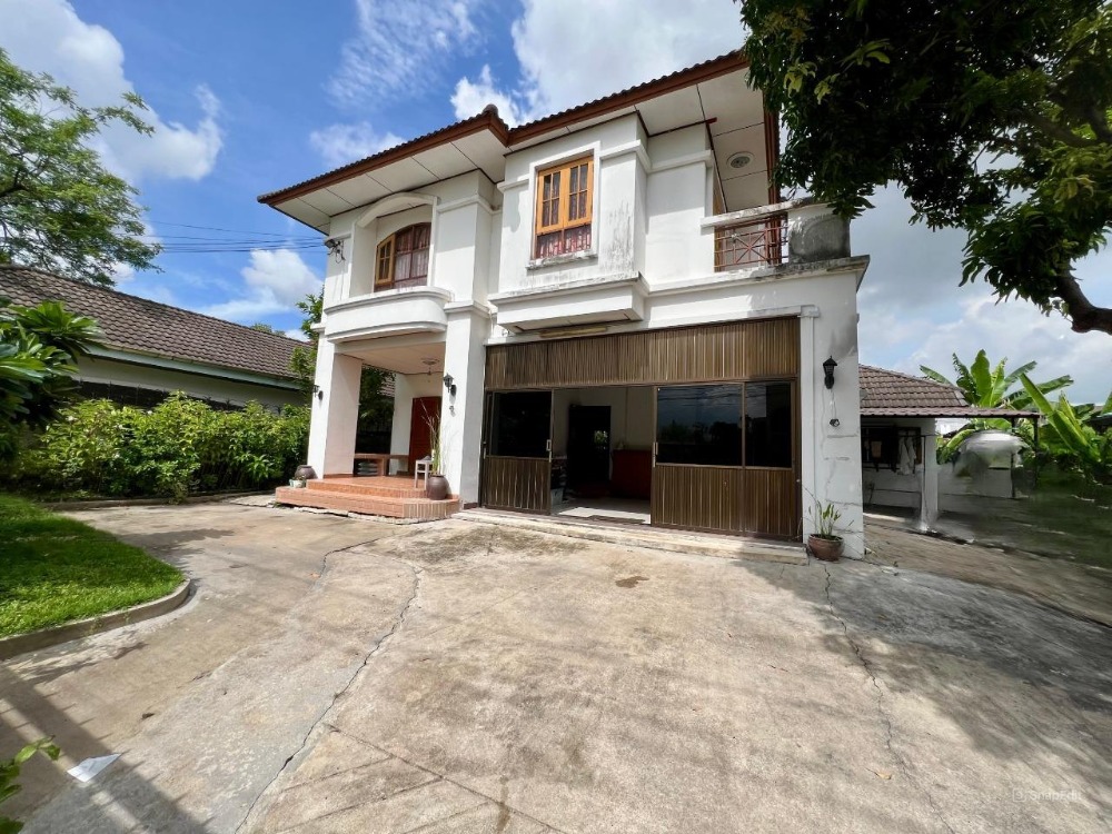 For SaleHouseOnnut, Udomsuk : Detached house 2 story, Muang Thong Village 4, near Punnawithi BTS Station, with built-in furniture