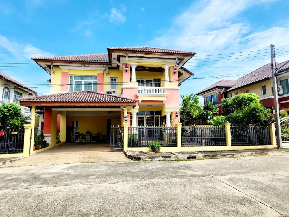 For SaleHousePathum Thani,Rangsit, Thammasat : 4 bedroom detached house, 95 sq m, Sena Grand Home Village, Rangsit, Tiwanon, near the expressway, Don Mueang Airport