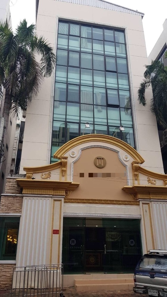 For RentOfficeLadprao101, Happy Land, The Mall Bang Kapi : Office building for rent, Wisutthani Lat Phrao 101/3, 6 floors, 15 office rooms, 7 bathrooms, 10 air conditioners, private elevator, area 1,200 square meters, rental price 150,000 baht