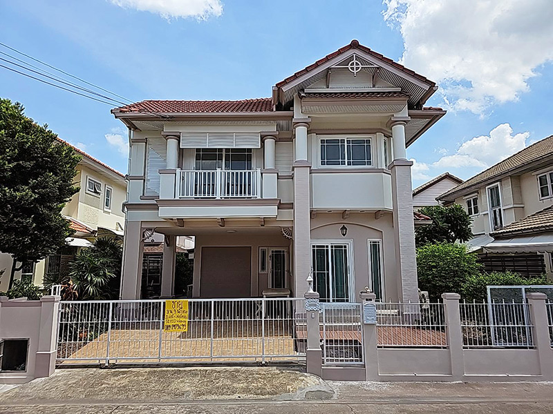 For SaleHouseLadkrabang, Suwannaphum Airport : Single house for sale, 52 sq m, 3 bedrooms, 3 bathrooms, Prawet, beautiful, decorated