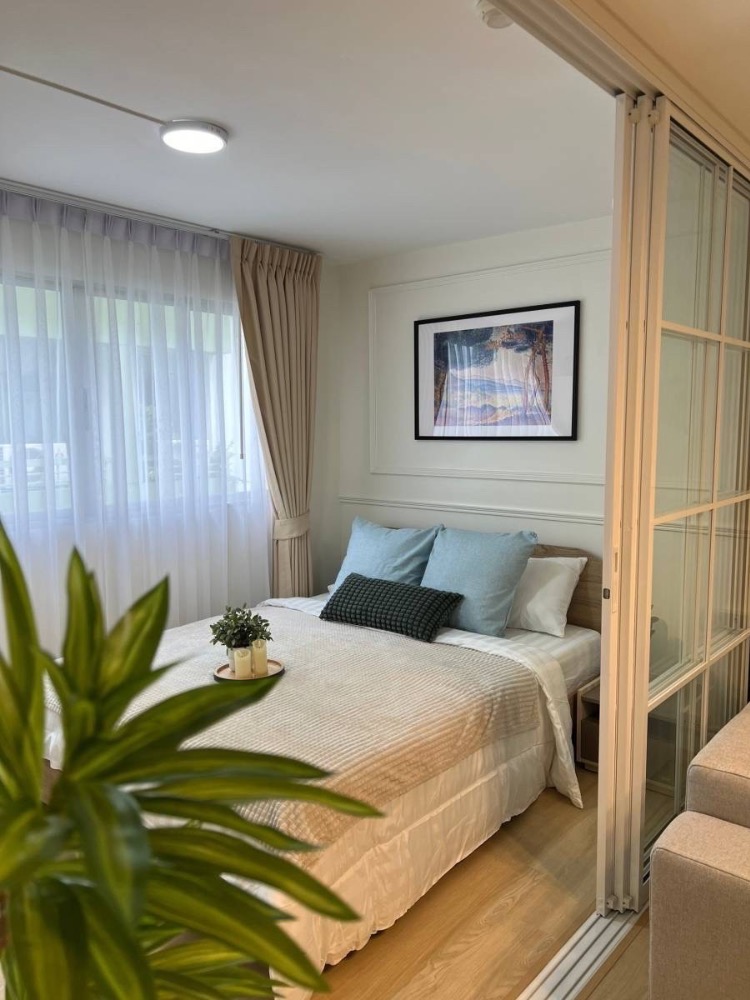 For SaleCondoLadprao101, Happy Land, The Mall Bang Kapi : ME-204 Newly decorated condo for sale, Lumpini Center Lat Phrao 111, near Bang Kapi BTS station.