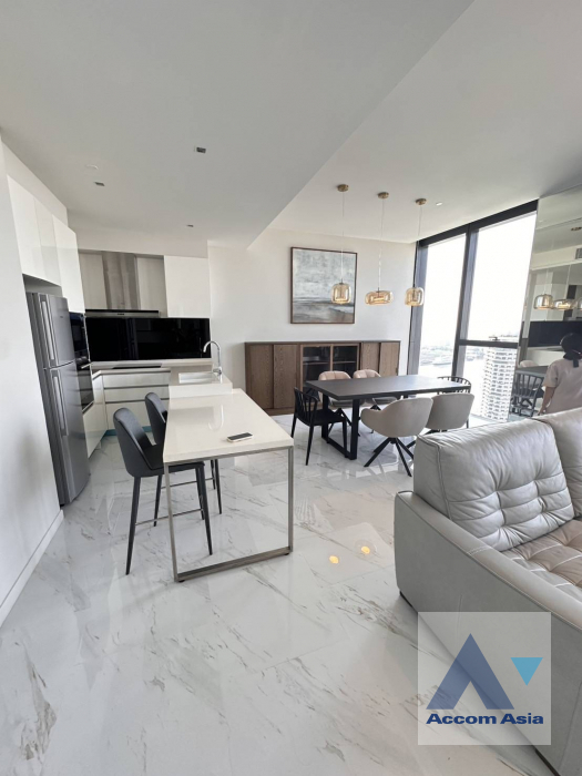 ให้เช่าคอนโดพระราม 3 สาธุประดิษฐ์ : 🔼🔽 AccomA Riverside / River View, Pet friendly 2 Beds Condominium for Rent in Rama 3, BRT Rama IX Bridge at Canapaya Riverfront Residence