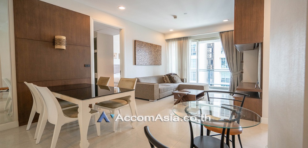 ให้เช่าคอนโดวิทยุ ชิดลม หลังสวน : 🔼AccomA🔽 2 Beds Condominium for Rent in Ploenchit, BTS Chitlom at Q Langsuan