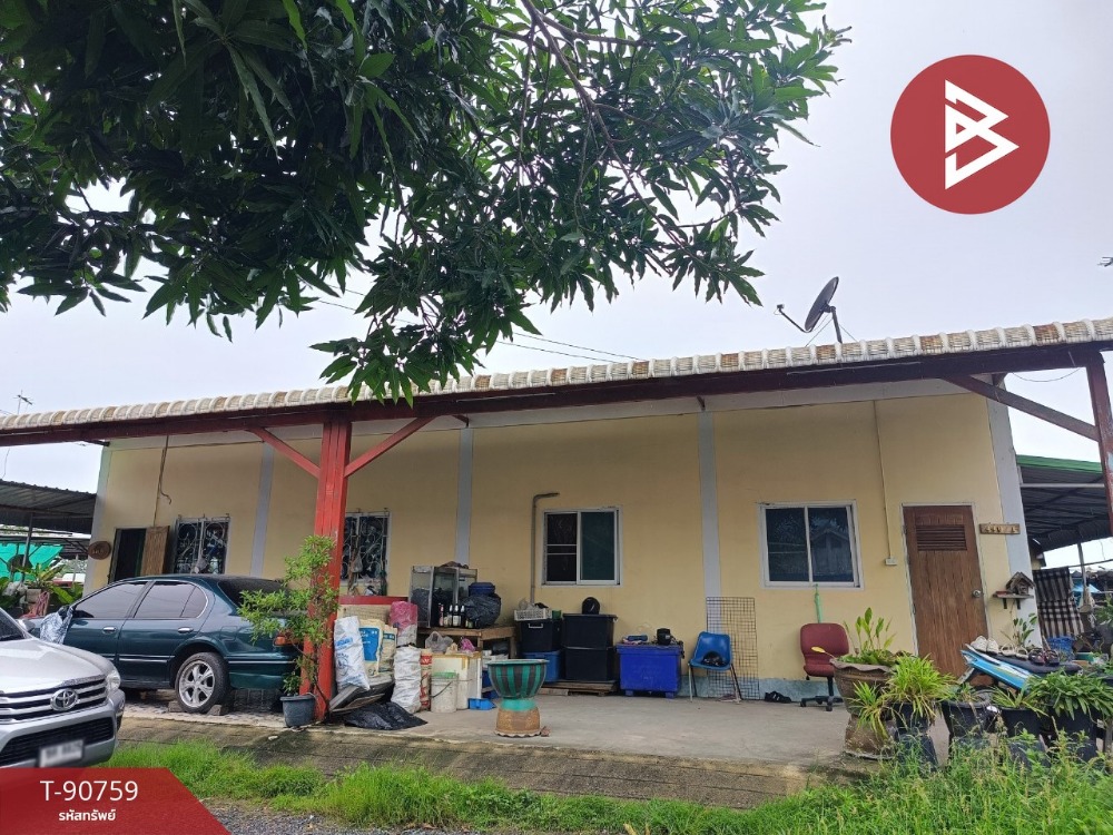 For SaleHouseLadkrabang, Suwannaphum Airport : House for sale with 2 adjacent rental rooms, Lam Ka Phai Canal Road, Lat Krabang, Bangkok