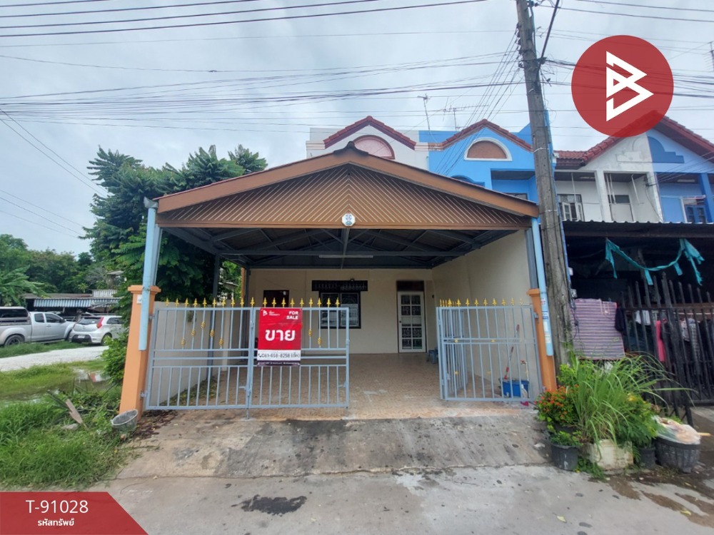 For SaleTownhousePattaya, Bangsaen, Chonburi : Townhouse for sale, area 28 square wah, Samet, Chonburi