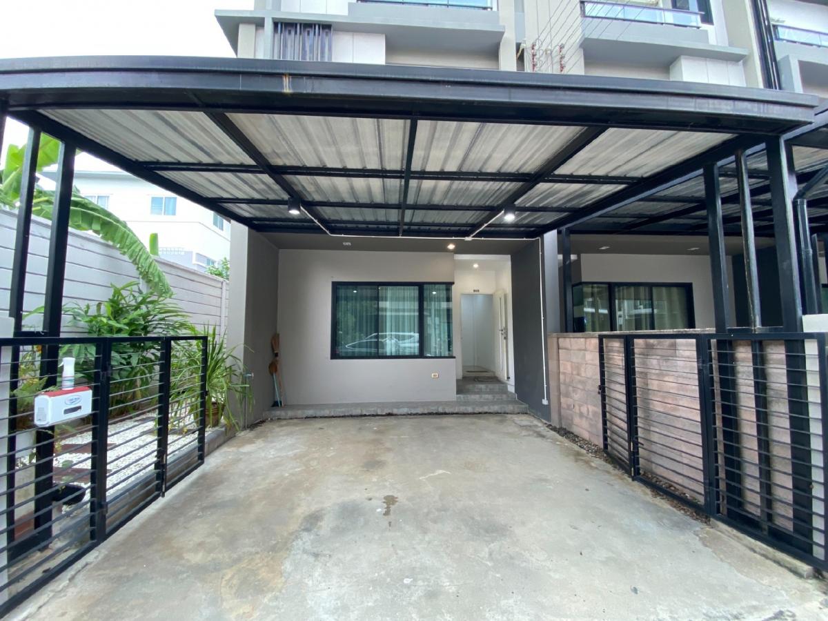 For RentTownhouseNawamin, Ramindra : For rent: 3-storey townhouse, 32.9 sq m., The Ambience Village, Phahon Yothin, Sai Mai 53