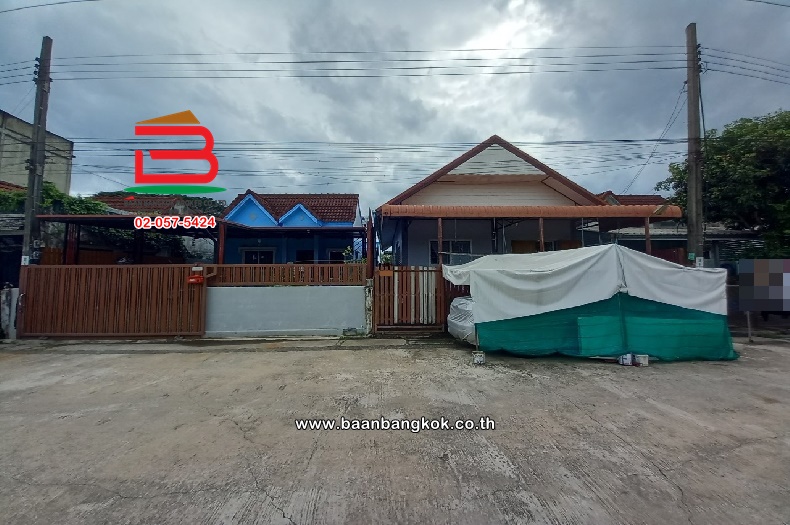 For SaleHouseMin Buri, Romklao : Single house, Nantawan Village 1, area 33.7 square wah, Soi Liapwaree 33, Liapwaree Road, Nong Chok Subdistrict, Nong Chok District, Bangkok