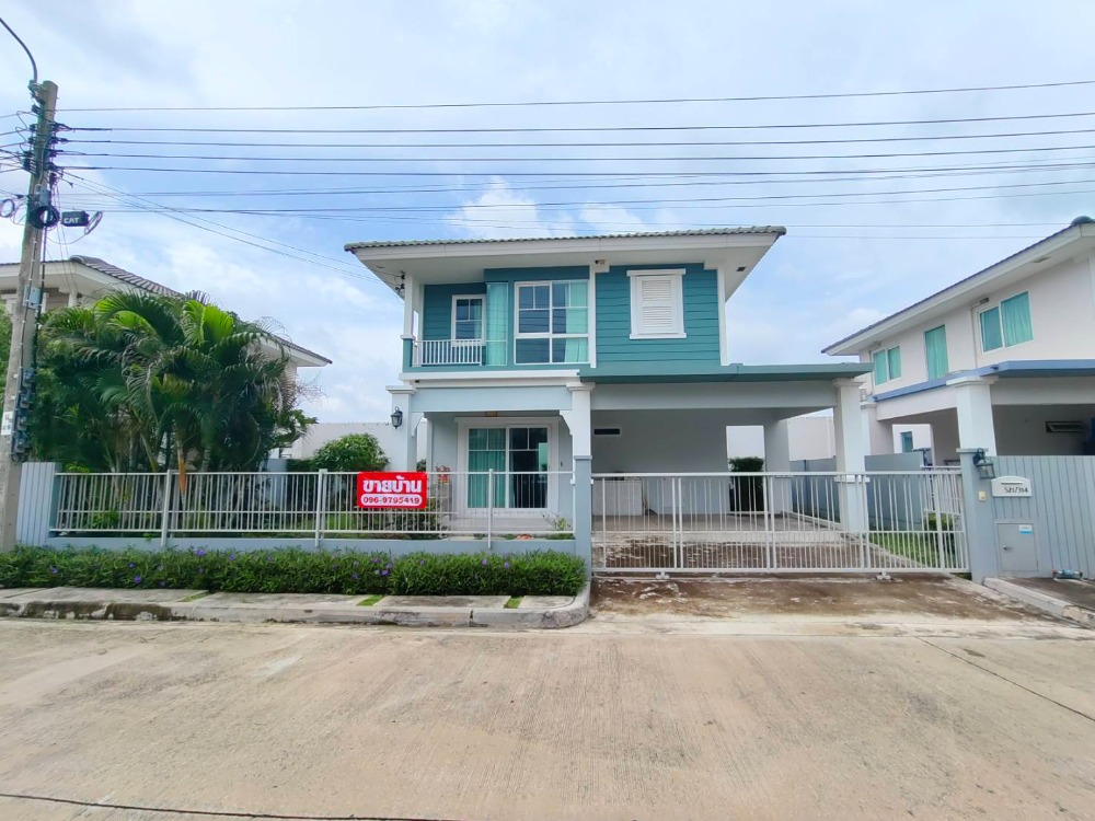 For SaleHouseNawamin, Ramindra : For sale: Single house, 52 sq.w., Pruksa Lada Village, Wongwaen-Hathai Rat