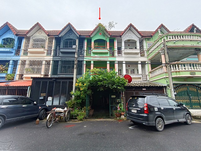 For SaleTownhouseRathburana, Suksawat : Townhouse for sale, 3 floors, Wisesuk Nakhon Village 18, Soi Pracha Uthit 79, size 18 sq m, price 1.65 million