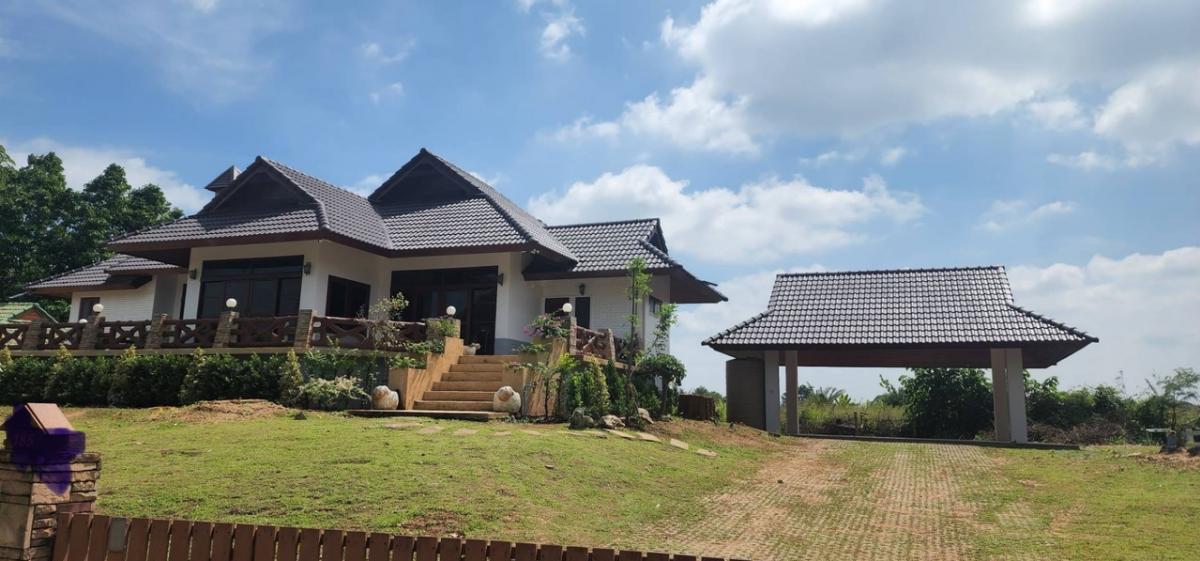 For SaleHouseKorat Nakhon Ratchasima : 📢👇House in the project Thomas Villa Khao Yai, Khao Yai view, good air all year round, selling at a price lower than the appraised price.