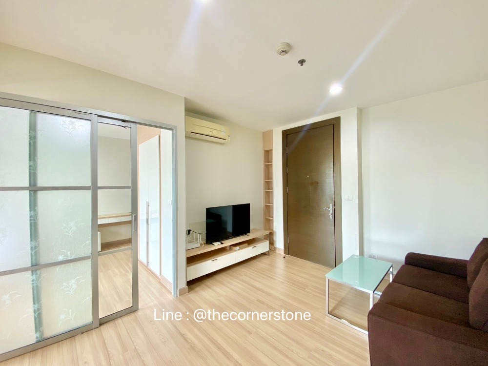 For RentCondoRatchadapisek, Huaikwang, Suttisan : Vacant room for rent, ready to move in, Rhythm Ratchada, 1 bedroom, 1 bathroom, size: 46 sq m., good location, near MRT Ratchadaphisek