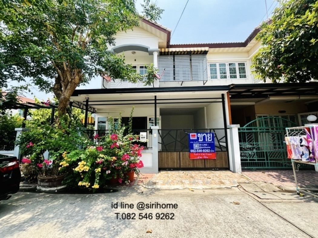 For SaleTownhouseRama5, Ratchapruek, Bangkruai : Townhouse for sale, Dream Place, Suan Phak, 44.7 sq m, end unit, lots of space, 3 bedrooms, 2 bathrooms, fully extended, newly renovated, ready to move in