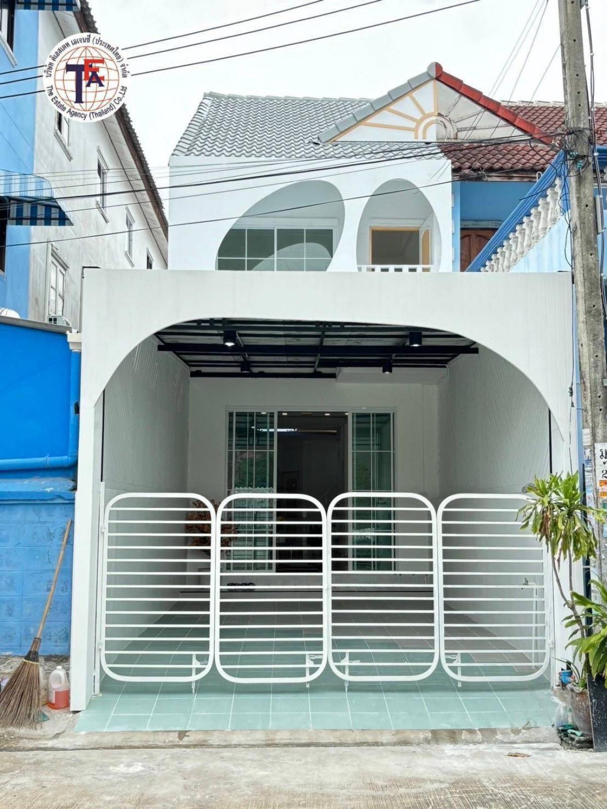 For SaleTownhouseNawamin, Ramindra : For sale: 2-storey townhouse, Suphawan Village, Hathai Rat 6, Khlong Song Road, Ram Intra, Hathai Mit, Min Buri, Suwinthawong, Phraya Suren, Bang Chan, Panya Intra, Fashion Island, Khlong Sam Wa District Office, Safari World