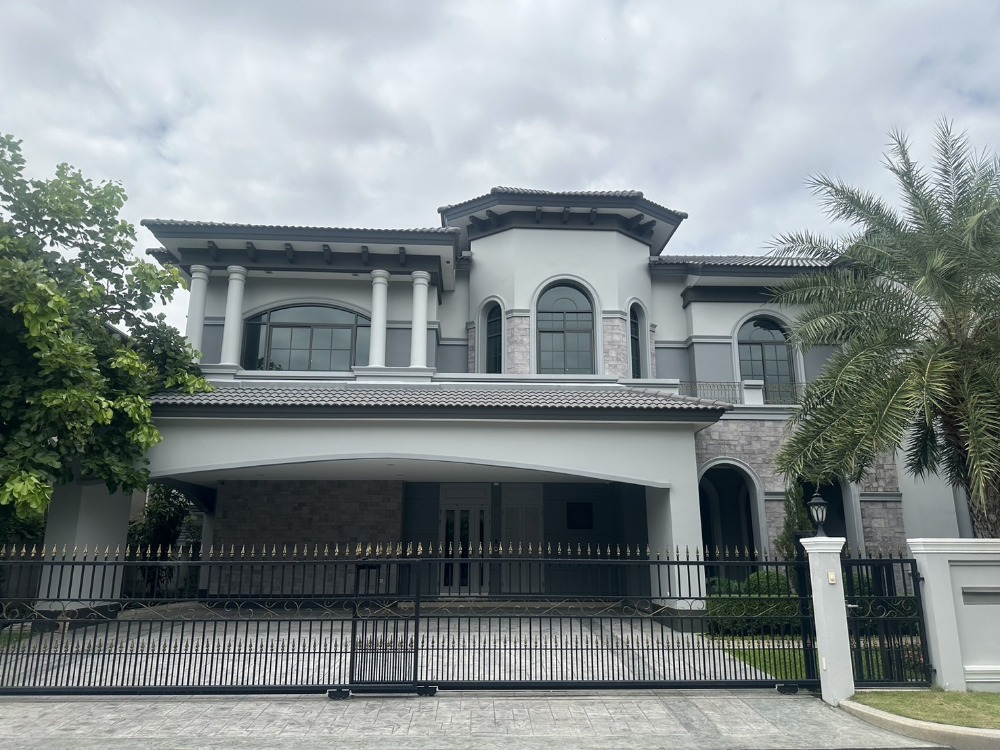 For SaleHousePinklao, Charansanitwong : For sale: 2-storey detached house, The Grand Pinklao, Alpina zone (new house, never lived in), land size 177 sq m, usable area 560 sq m, has a large waterfall - 5 bedrooms - 6 bathrooms