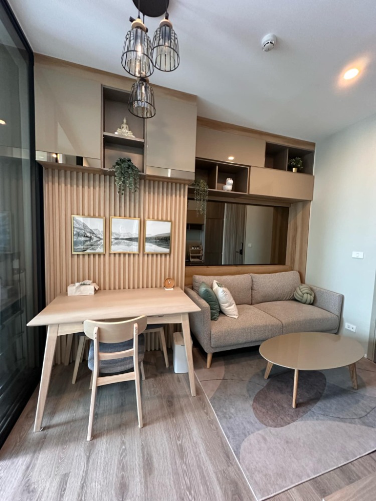 For RentCondoSamut Prakan,Samrong : Condo for rent Knightbridge Sukhumvit Theparak, next to the BTS Thephawan Station, 17th floor, open city view, size 29 sq m, price 13,000 baht