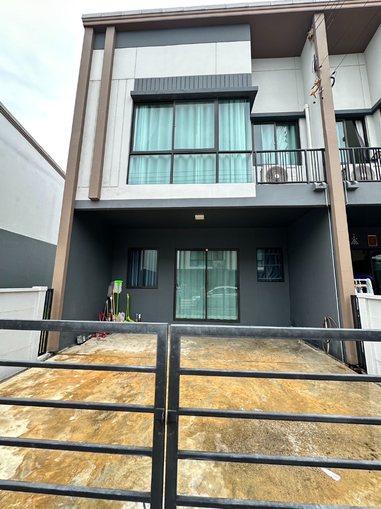 For RentTownhouseNonthaburi, Bang Yai, Bangbuathong : For rent: 2-storey townhouse, Pleno Rattanathibet-Bang Yai (Khlong Thanon), Nonthaburi, near MRT Khlong Bang Phai Station