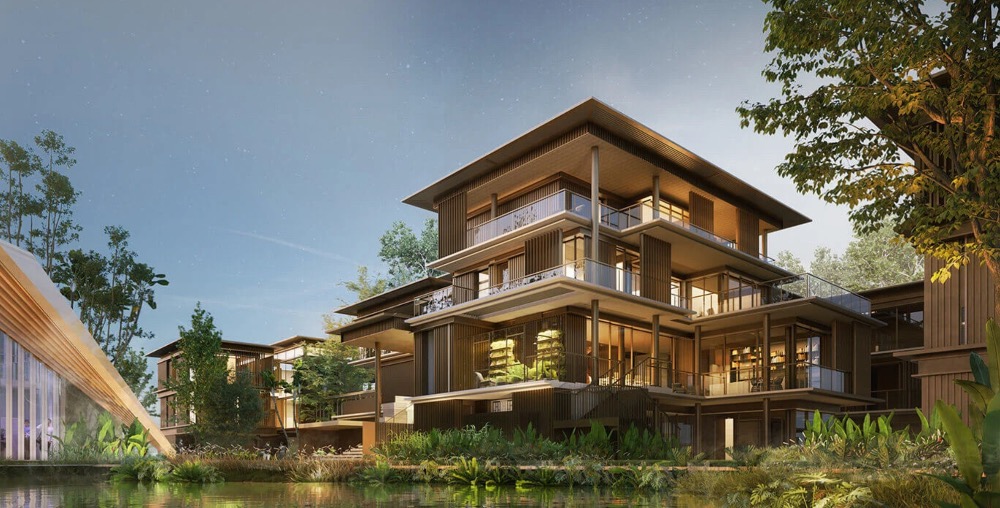 ขายบ้านบางนา แบริ่ง ลาซาล : Super Luxury Villas at Mulberry Grove The Forestias