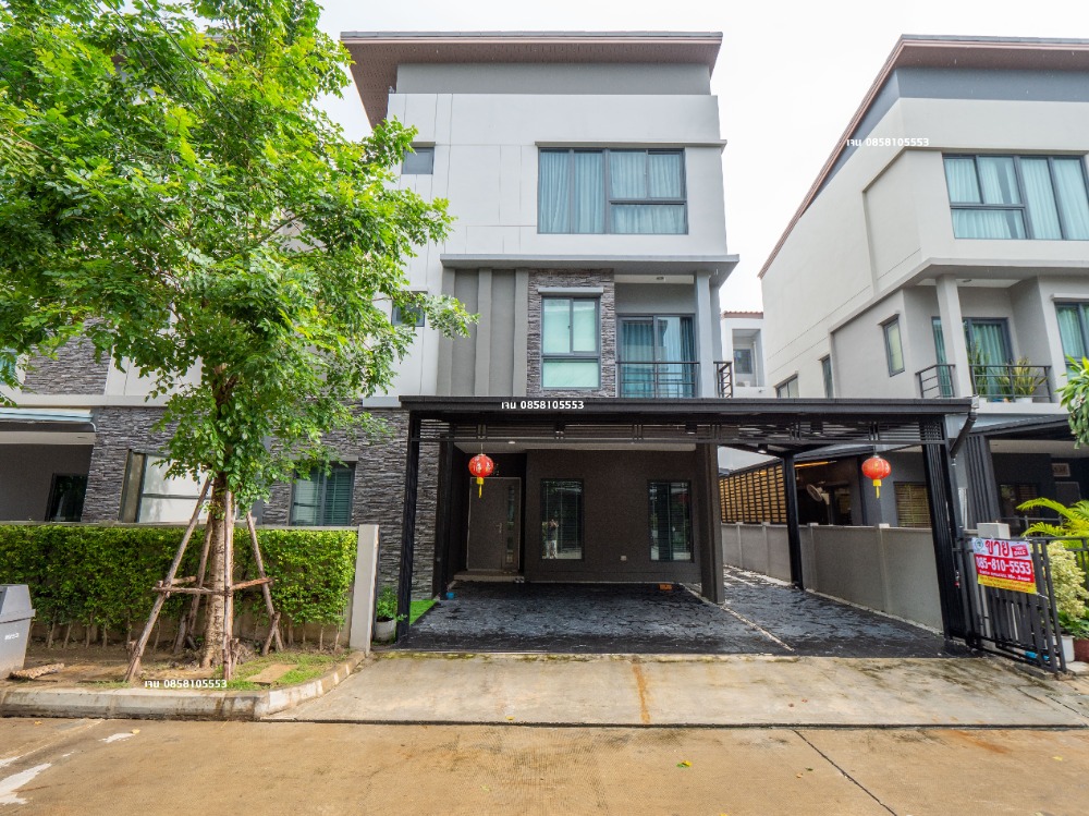 For SaleHouseMin Buri, Romklao : Beautiful house for sale, best price, Baan Klang Muang The Edition Rama 9, Krungthep Kreetha, Baan Klang Muang The Edition Rama 9 - Krungthep Kreetha