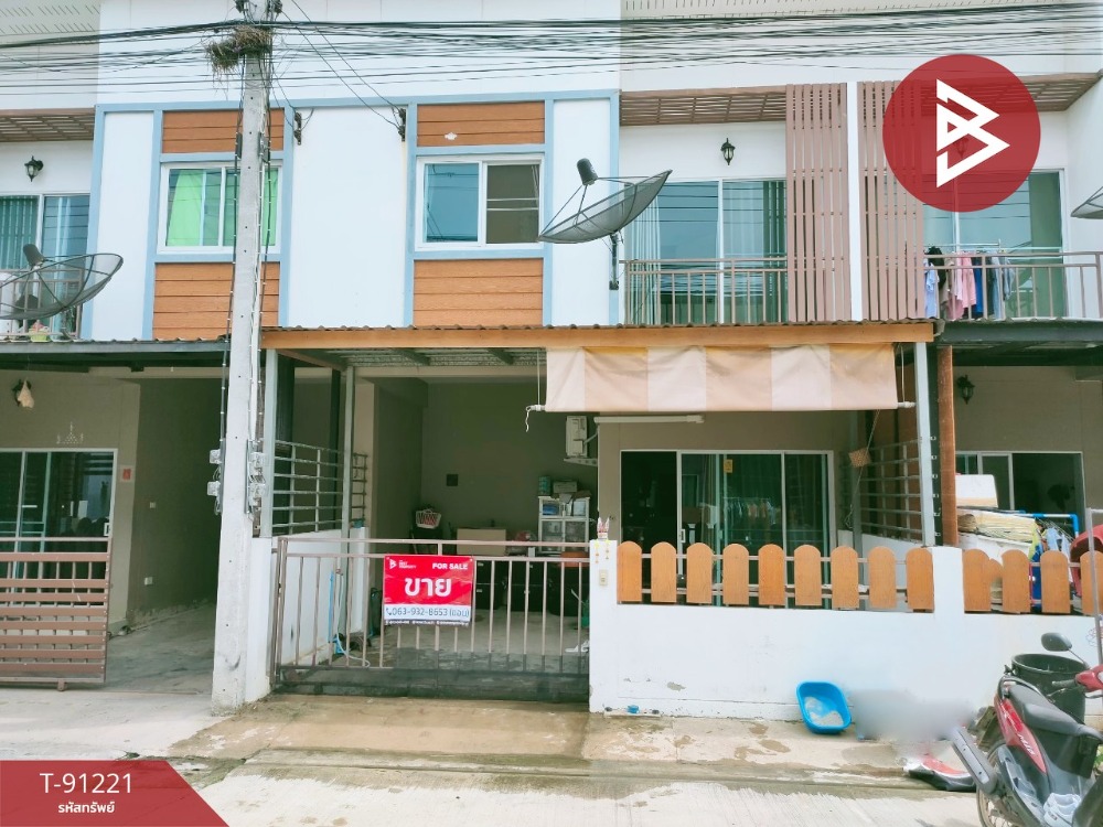 For SaleTownhouseMahachai Samut Sakhon : Townhouse for sale, SeaQuill Village 5, Rama 2-Suan Som, Tha Sai, Samut Sakhon