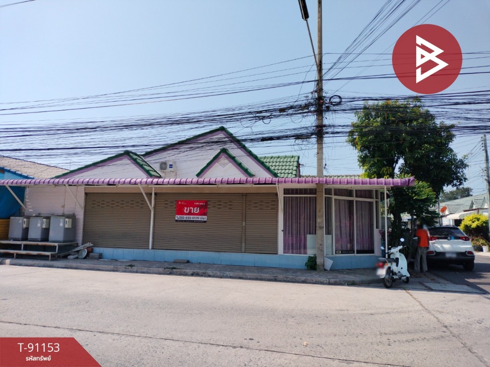 For SaleTownhousePattaya, Bangsaen, Chonburi : Townhouse for sale, Manikaew Village, Bangsaen, Saensuk, Chonburi