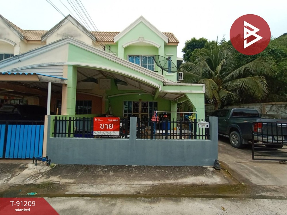 For SaleTownhousePattaya, Bangsaen, Chonburi : Townhouse for sale, Prapassorn Green Park 5, Na Pa, Chonburi