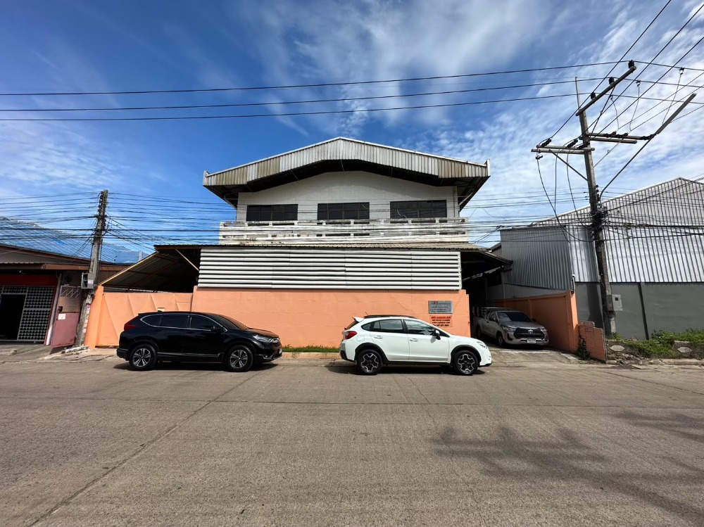 For RentWarehouseEakachai, Bang Bon : Office for rent with 2-storey warehouse, 200 sq.w., 349 sq.m., decorated and ready to operate, warehouse area in the heart of Samut Sakhon, Bang Bon