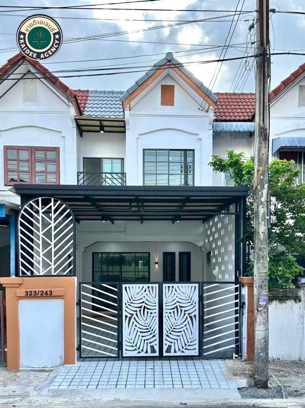 For SaleTownhouseNawamin, Ramindra : Townhouse, Krungthong Village, Sai Mai 33, main road for business, travel on Sai Mai Road, Sukhaphiban 5 Road, Hathai Rat Road, Phahon Yothin Road, Ram Intra Road, Keha Or Ngern Market, Wongkot Market, Or Ngern Market