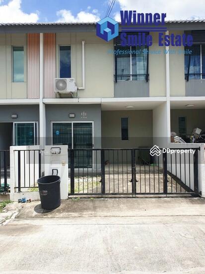 For RentTownhouseSamut Prakan,Samrong : For rent, 2-story townhome, Baan Pruksa 87/2 Srinakarin - Nam Daeng.