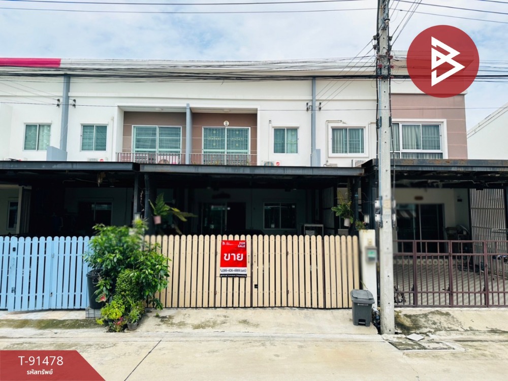 For SaleTownhousePathum Thani,Rangsit, Thammasat : Townhouse for sale, Novoville Village, Lam Luk Ka-Khlong 2, Pathum Thani, ready to move in