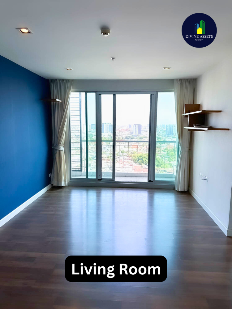 For SaleCondoThaphra, Talat Phlu, Wutthakat : The Room Condo, Sathorn- Taksin, Floor 21, Size 67 sqm. 2 bedrooms, 2 bathrooms.