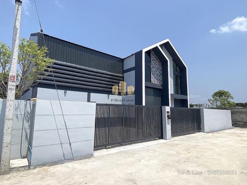 For RentWarehouseNonthaburi, Bang Yai, Bangbuathong : Warehouse/office for rent, Bang Bua Thong - Suphan Buri Road, Lat Lum Kaeo Subdistrict, Lat Lum Kaeo District, Pathum Thani, area 282 sq m.