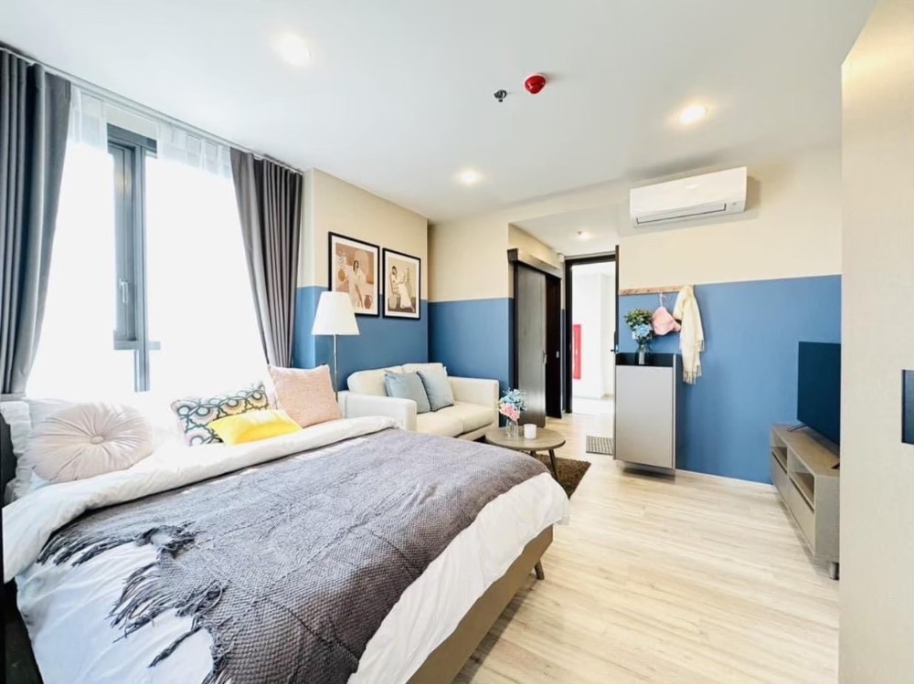 For RentCondoRatchadapisek, Huaikwang, Suttisan : Urgent for rent 🔥🔥🔥 xt Huai Khwang 17,500 Good price, very beautiful room!!! New room, tone control, good price, 1 bedroom, 1 30 sq m.